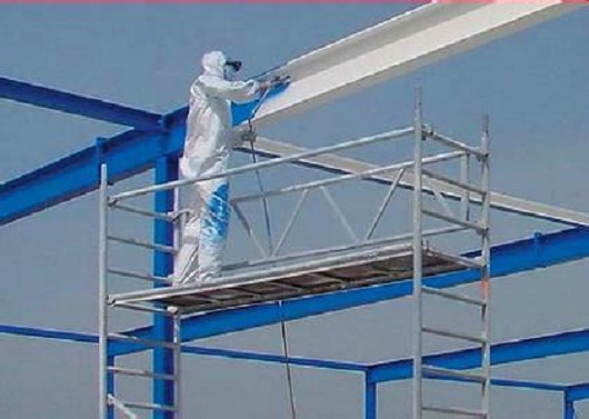 運城鋼結構構件油漆的噴涂，防腐防火都不能少